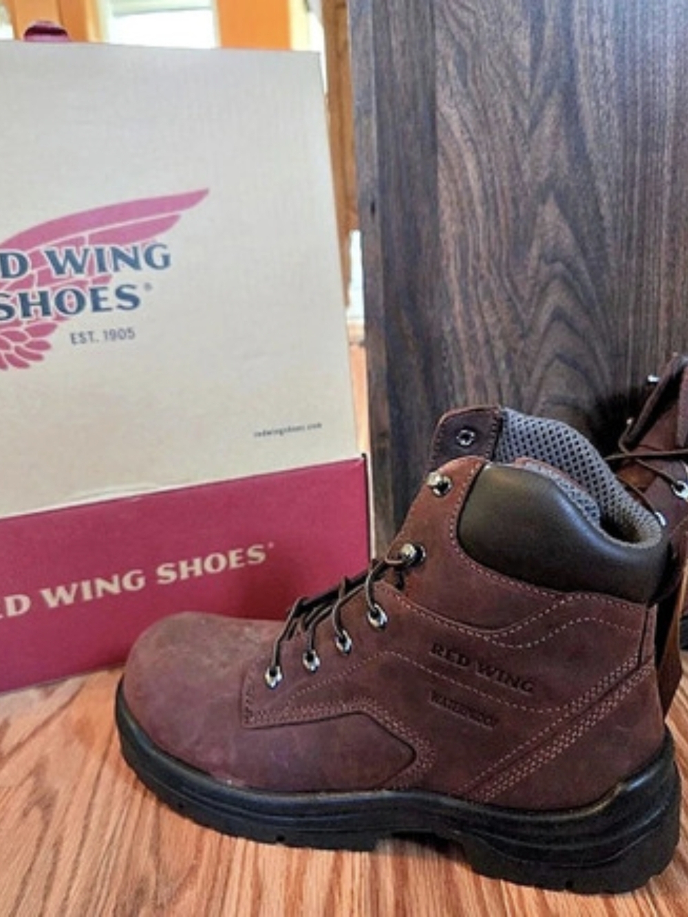 Red Wing Tradesman 6-inch Waterproof Safety Toe Boot Boots Brown